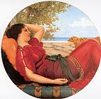 In Realms of Fancy by John William Godward